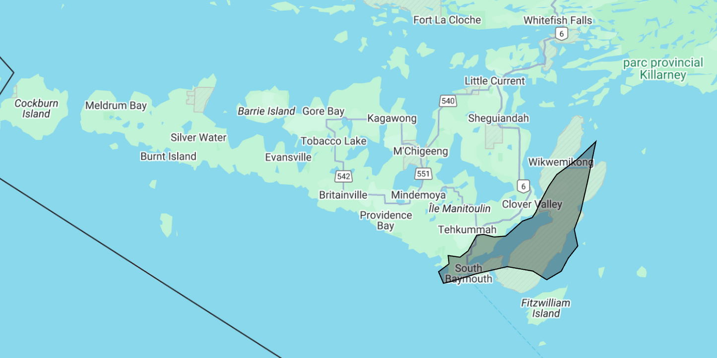 Compare Manitoulin